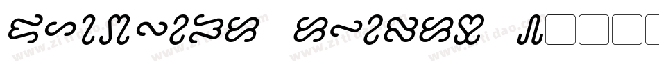Semphari Italic 3字体转换